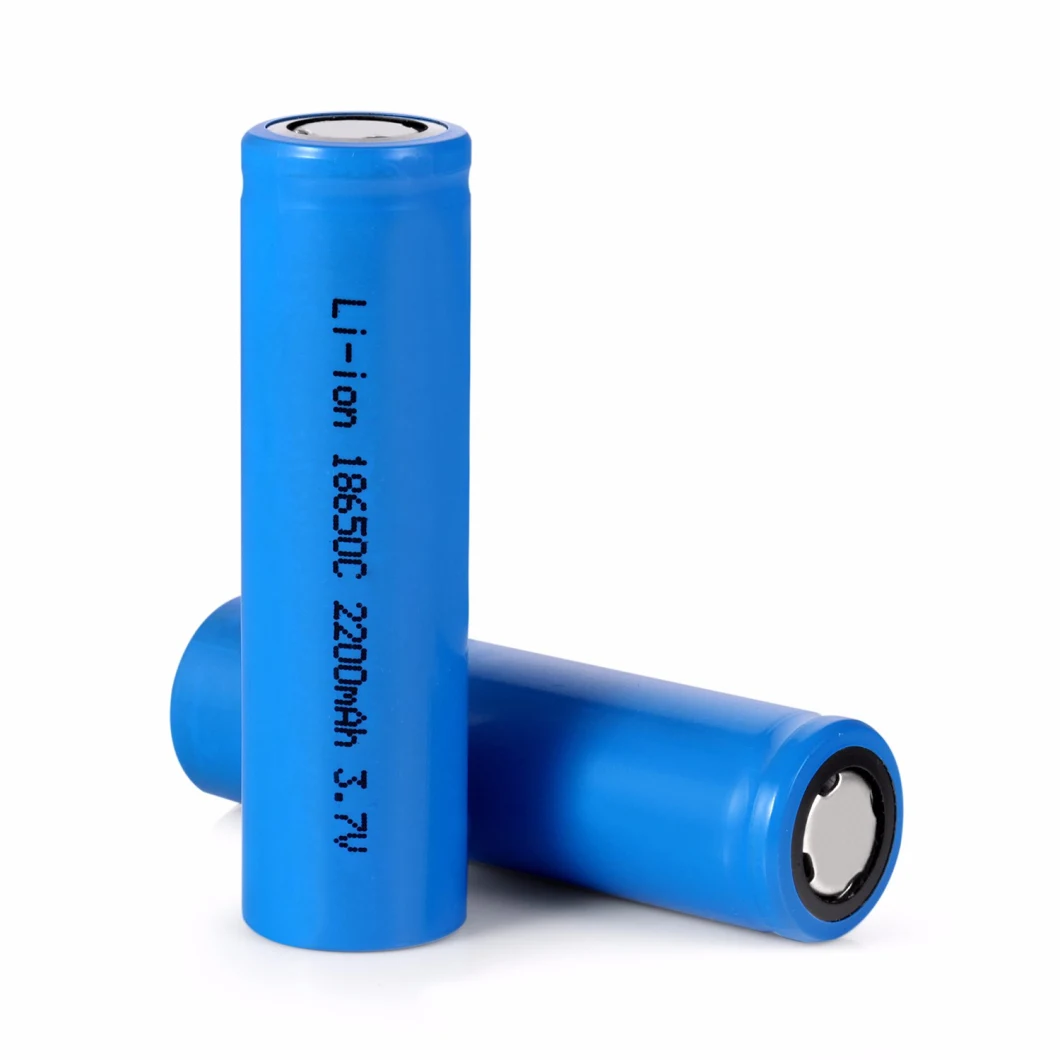 Shenzhen Factory Supply Rechargeable Lithium Li-ion Battery 18650 3.7V 2200mAh-3c Battery Cell for Power Tools