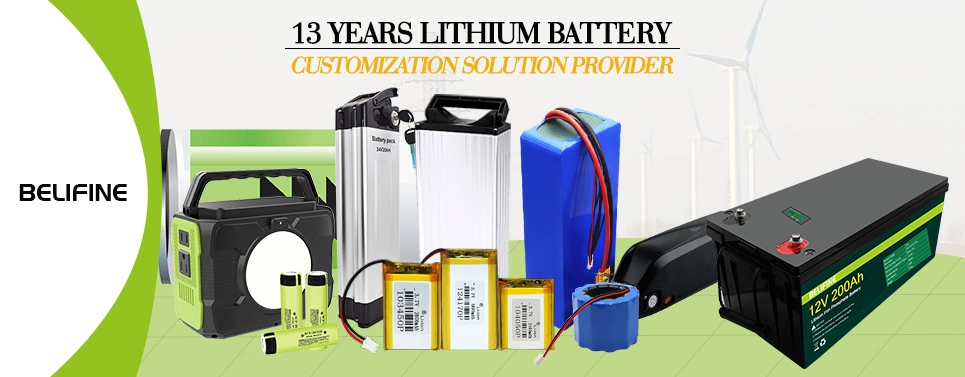 Belifine Solar Energy System 12.8V 200ah Lithium Ion Battery Pack LiFePO4 12V 200ah