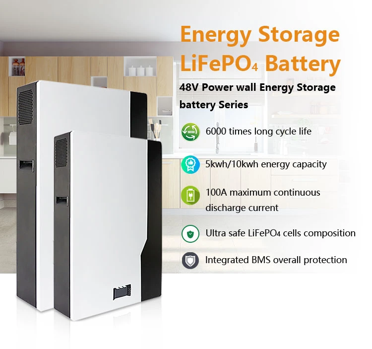 51.2V 100ah 51.2V LiFePO4 Power Wall 10 Kw Generator 10kVA off Grid 10kw 10kwh Home Solar Power System Lithium Battery
