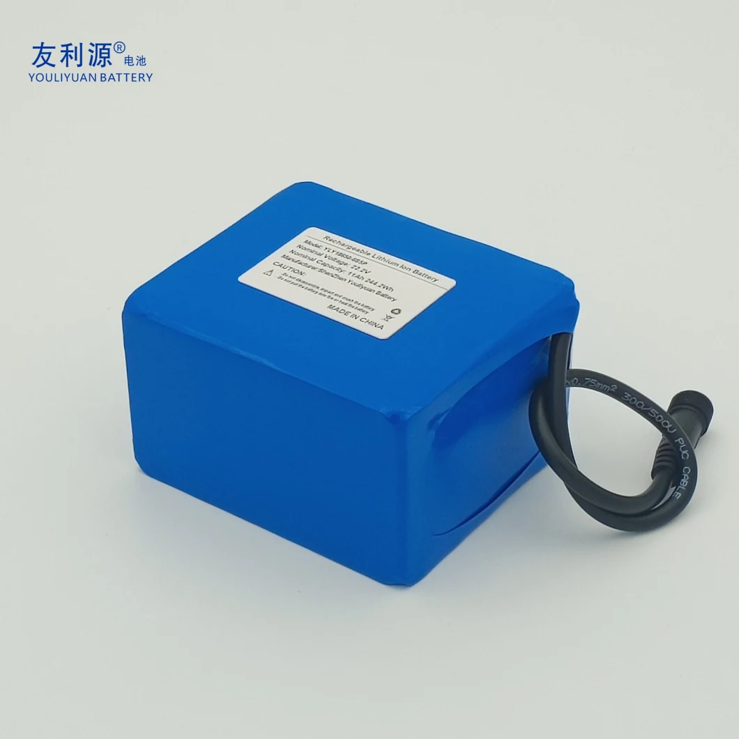 Shenzhen Factory OEM Solar Lithium-Ion 6s5p 11ah 244.2wh 24V Battery Rechargeable Battery Pack 18650 Li-ion Battery Cell