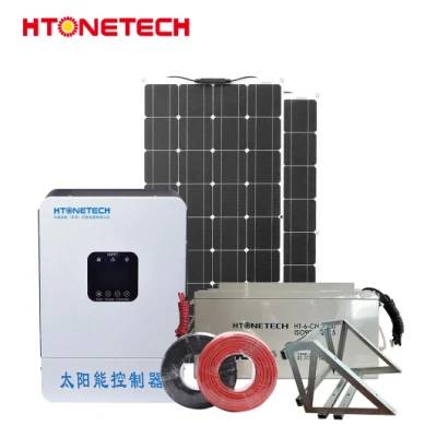 Htonetech 3kw 8kw 10kw sistema solare off grid set completo fabbrica Cina sistema di energia solare 8kw 10kw 54kw per appartamenti in affitto