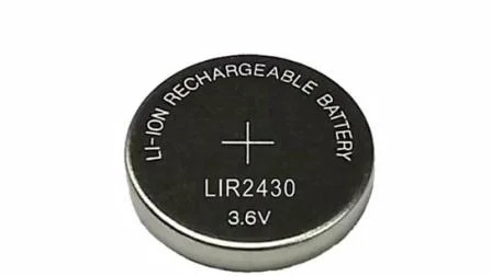 Produttore Prezzo Consegna Batteria agli ioni di litio Lir2032 Cr2032 Batterie agli ioni di litio Cella a bottone da 3,6 V 25 mAh per l'uso con dispositivi GPS