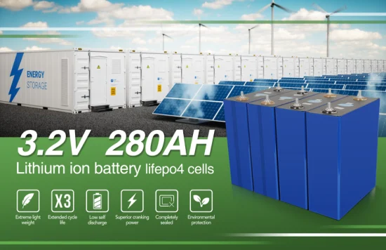 Batteria agli ioni di litio Batteria di accumulo di energia 3.2V 280Ah 302Ah 310Ah 320Ah Batteria 12V 24V 48V LiFePO4 con barra collettrice