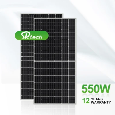 Pannello solare mono o poli pieghevole flessibile da 550 W con pannello solare portatile di alta qualità per l'uso